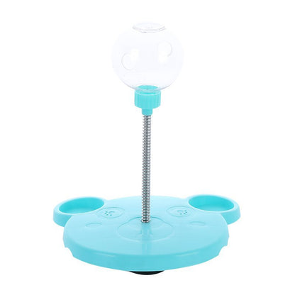 Pet Feeder Cat Toy Pets Leaking Food Ball Self-Playing Tumbler Funny Swing Feeder Puzzle Toys Playing Training Dispenser Bowl