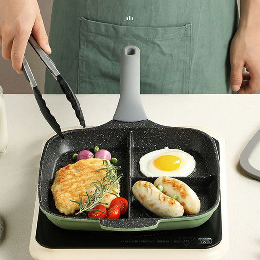 Bamboo Bluestone Breakfast Omelette Pan Induction Cooker Universal