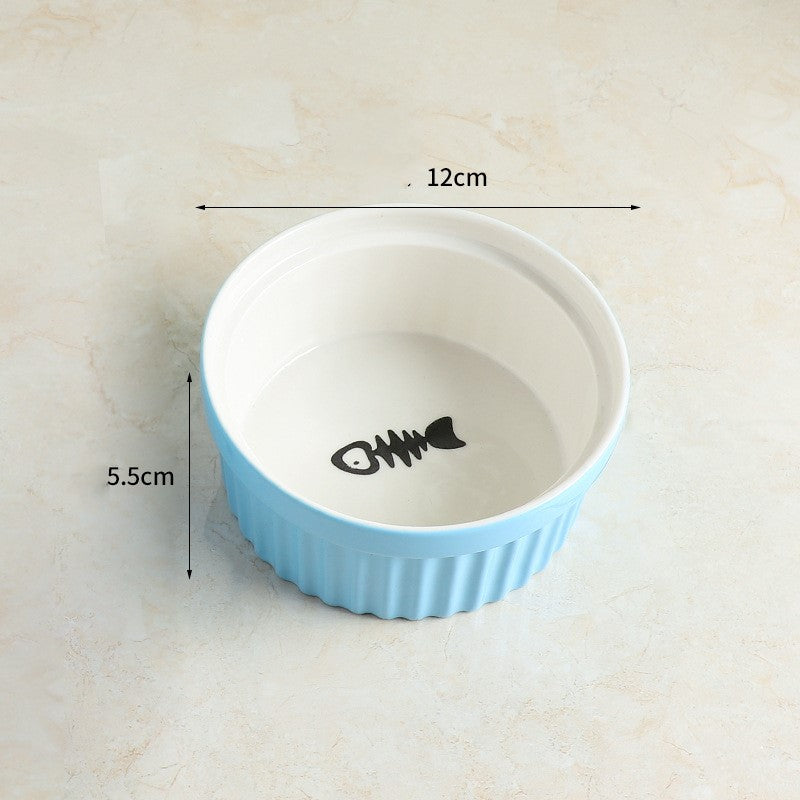 Protect cervical spine cat food bowl cat food bowl pet bowl