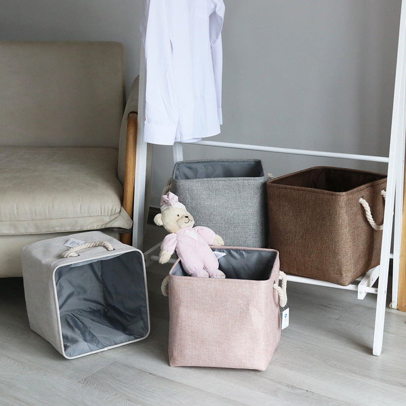 foldable fabric storage basket