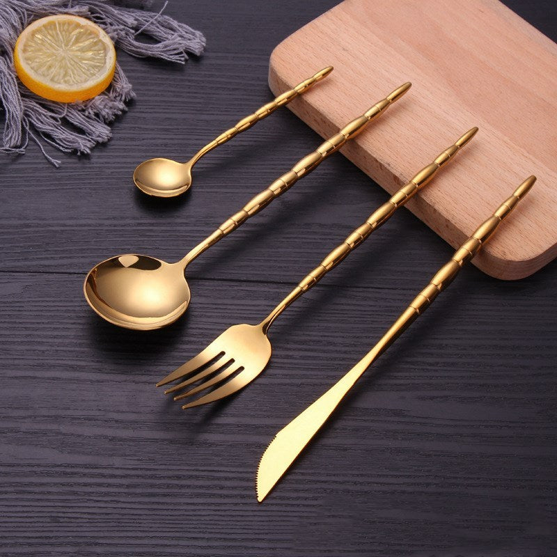 Stainless steel cutlery western tableware steak cutlery spoon