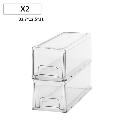 Refrigerator Fresh-keeping Freezer Storage Box Drawer Kitchen Storage Food Food Arrangement Storage Artifact Egg Box