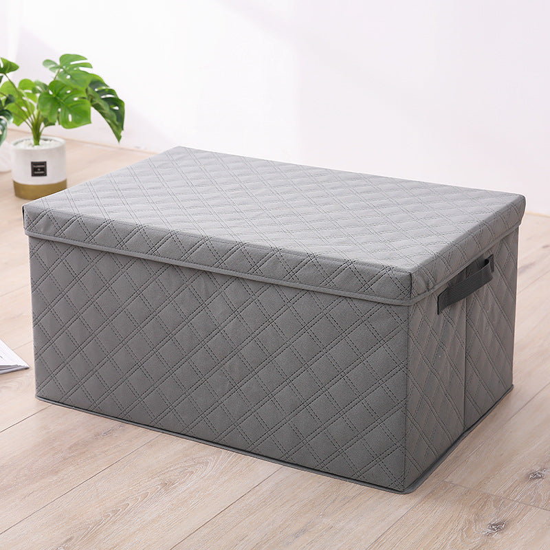 Thickened Non-woven Diamond Lattice Portable Quilt Storage Bag