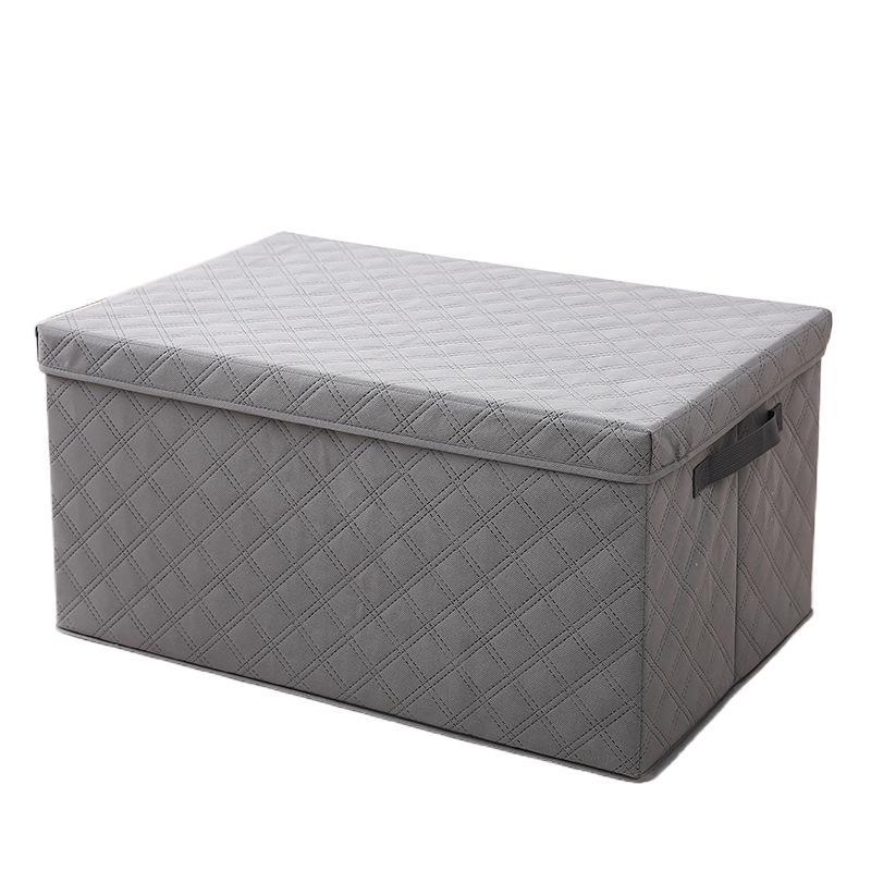 Thickened Non-woven Diamond Lattice Portable Quilt Storage Bag