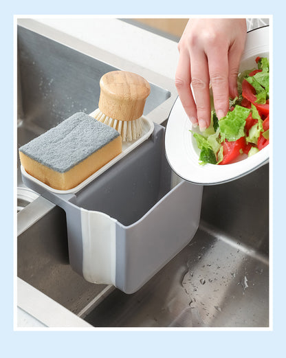 Foldable Drain Filter Shelf Kitchen Drain Basket