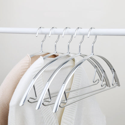 Space Aluminum Alloy Household No-Shoulder Marks Hangers Wide Shoulder Clothes Hanging Clothes Racks No Shoulder Marks Can Not Afford Bag Hook Hangers