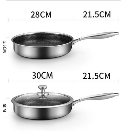 Stainless Stee Frying Pan Non-Stick Frying Pan