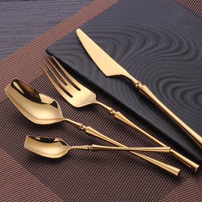 Four-piece Set Of Stainless Steel Cutlery, Western Cutlery, Steak Cutlery