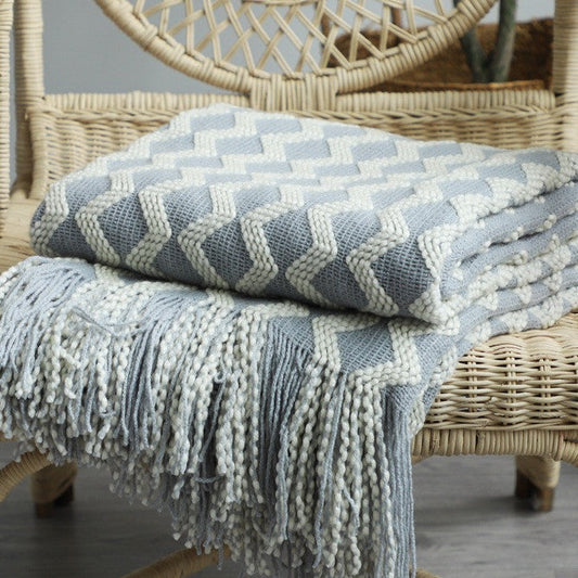 Nordic Knitted Decorative Blanket Sofa Blanket