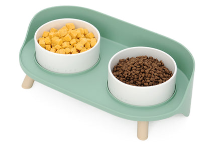 Ceramic Cat Bowl Protect Cervical Vertebra Double Bowl Food Bowl Cat Food Bowl Dog Bowl Dog Bowl Pet Products