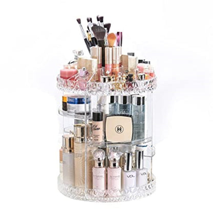 Rotatable Cosmetic Rack Jewelry Storage Box