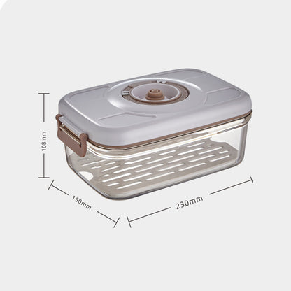 Food Vacuum Storage Box With Free Vacuum Kitchen Sealer Container Transparent Organization Sealed Tank Cans Lunch Box Gift