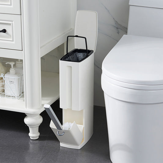 Creative Toilet Brush Trash Cans Garbage Bag Set