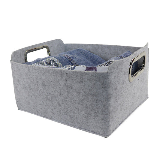 Nordic Felt Storage Basket Sundries Storage Basket Toy Basket Portable Laundry Storage Box