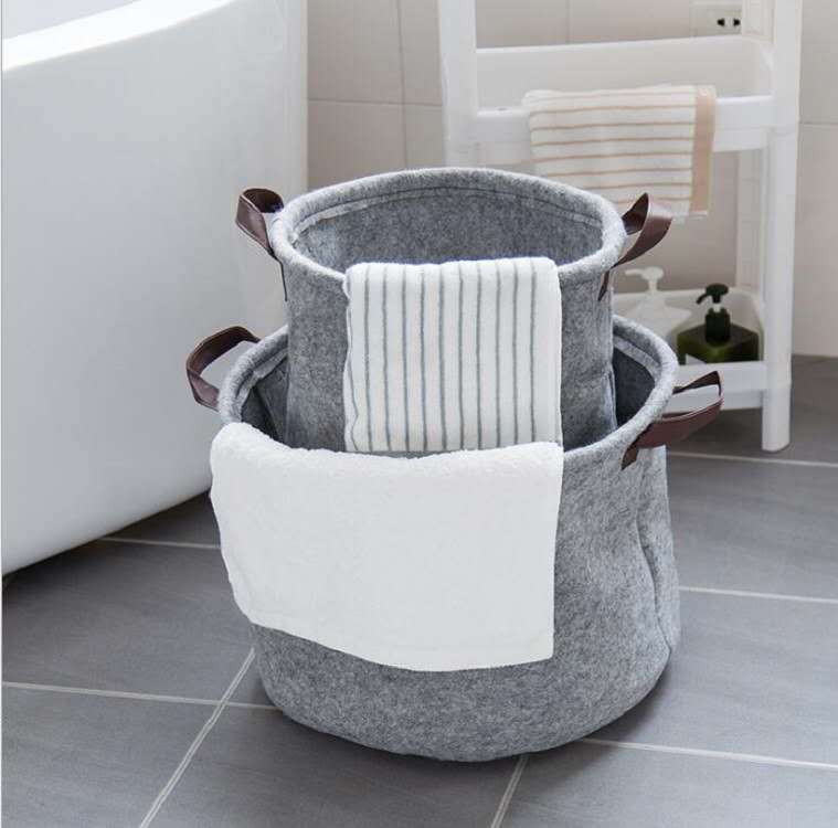 Fabric sundry storage basket