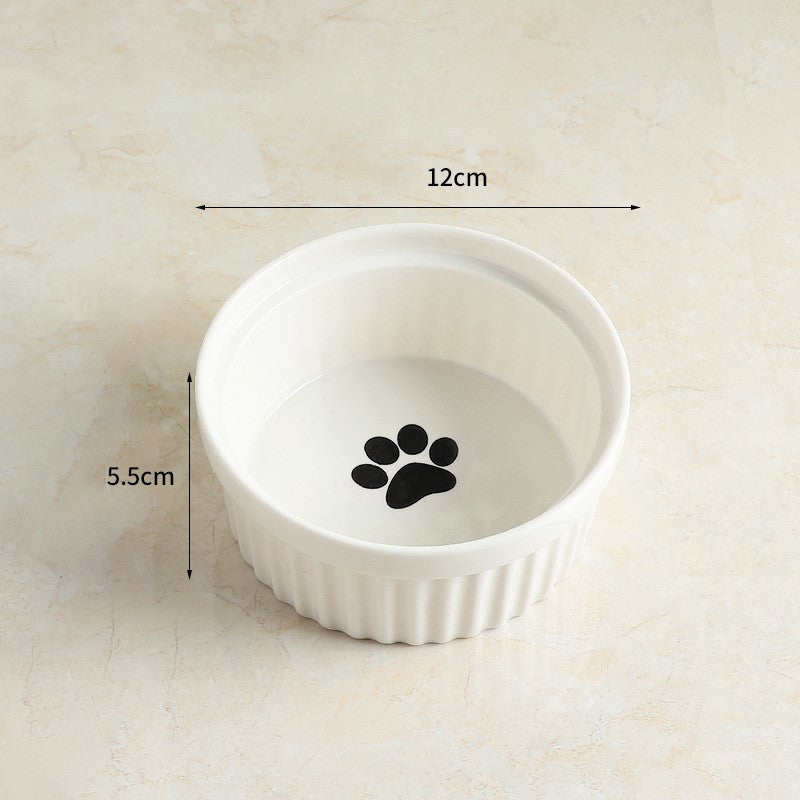 Protect cervical spine cat food bowl cat food bowl pet bowl