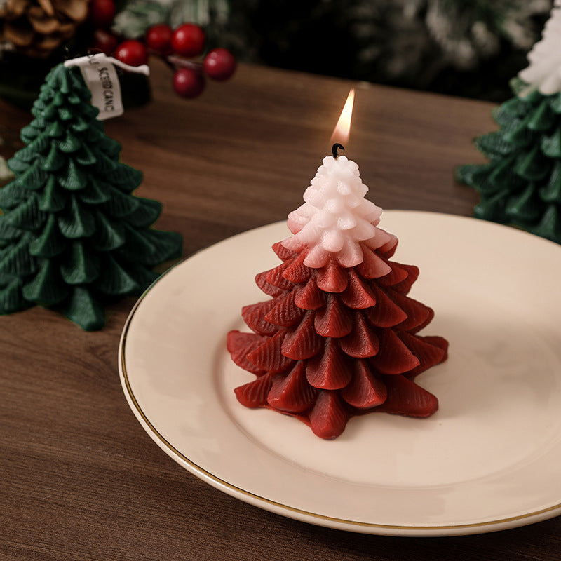 Christmas Tree Silicone Molds For DIY Christmas Creative Atmosphere Decoration Handmade Fragrant Candles