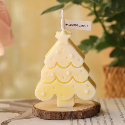 Christmas Tree Silicone Molds For DIY Christmas Creative Atmosphere Decoration Handmade Fragrant Candles