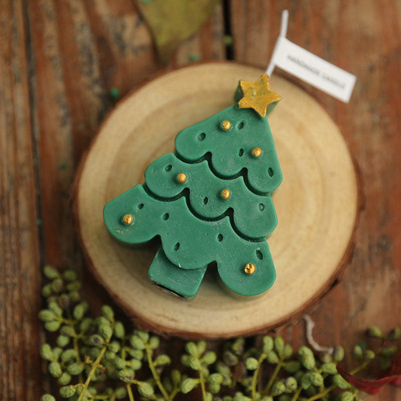 Christmas Tree Silicone Molds For DIY Christmas Creative Atmosphere Decoration Handmade Fragrant Candles