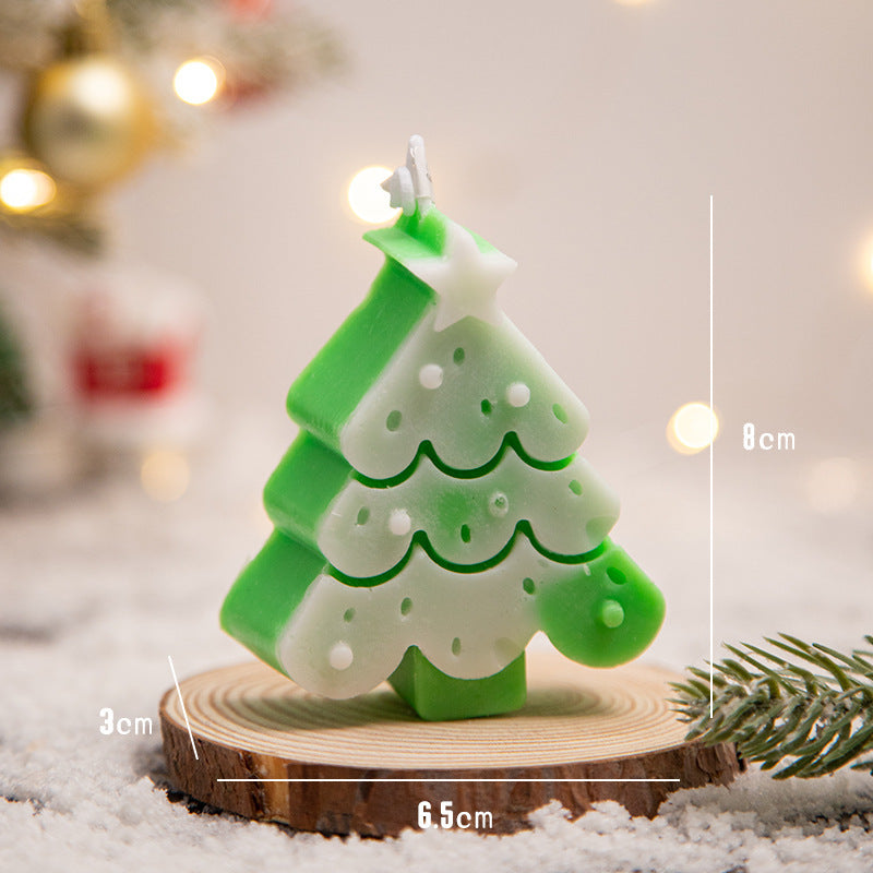 Christmas Tree Silicone Molds For DIY Christmas Creative Atmosphere Decoration Handmade Fragrant Candles