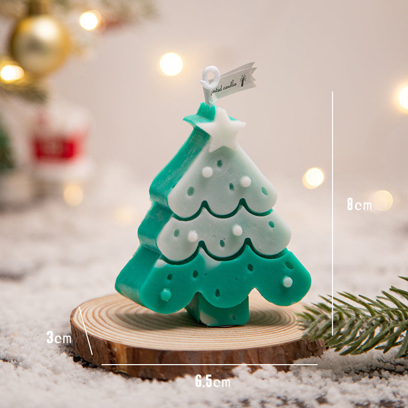 Christmas Tree Silicone Molds For DIY Christmas Creative Atmosphere Decoration Handmade Fragrant Candles