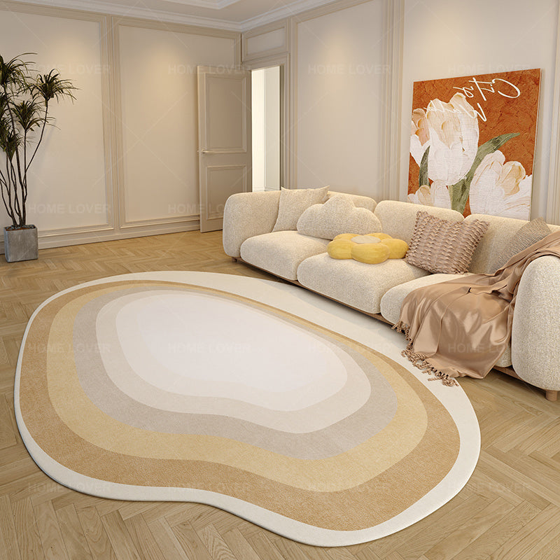 Irregular Shaped Simple Bedroom Household Carpet