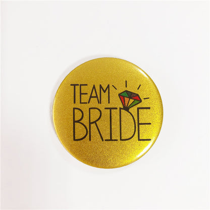 Team Bride To Be Bride Bridesmaid Shoulder Strap Badge Tattoo Sticker