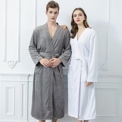 Winter Thickened Japanese-style Double-sided Towel Absorbent Bathrobe