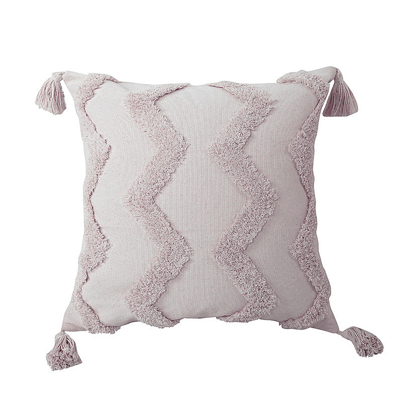 Tufted pillow cushion cover