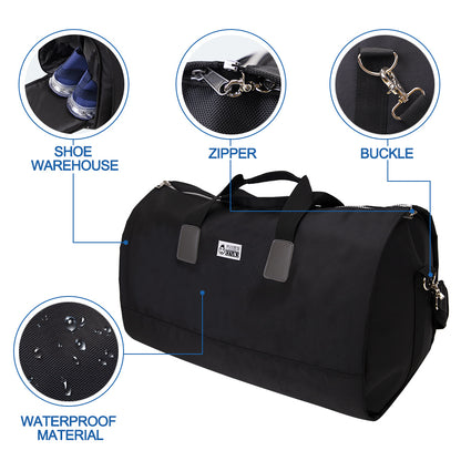 Suit Carry On Garment Travel Bag, Two-in-one Outdoor Waterproof Portable Multi-functional Sports Bag For Business Excursion Trip