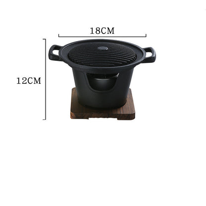 Food Non-Stick Small Barbecue Grill Household Indoor Barbecue Small Grill