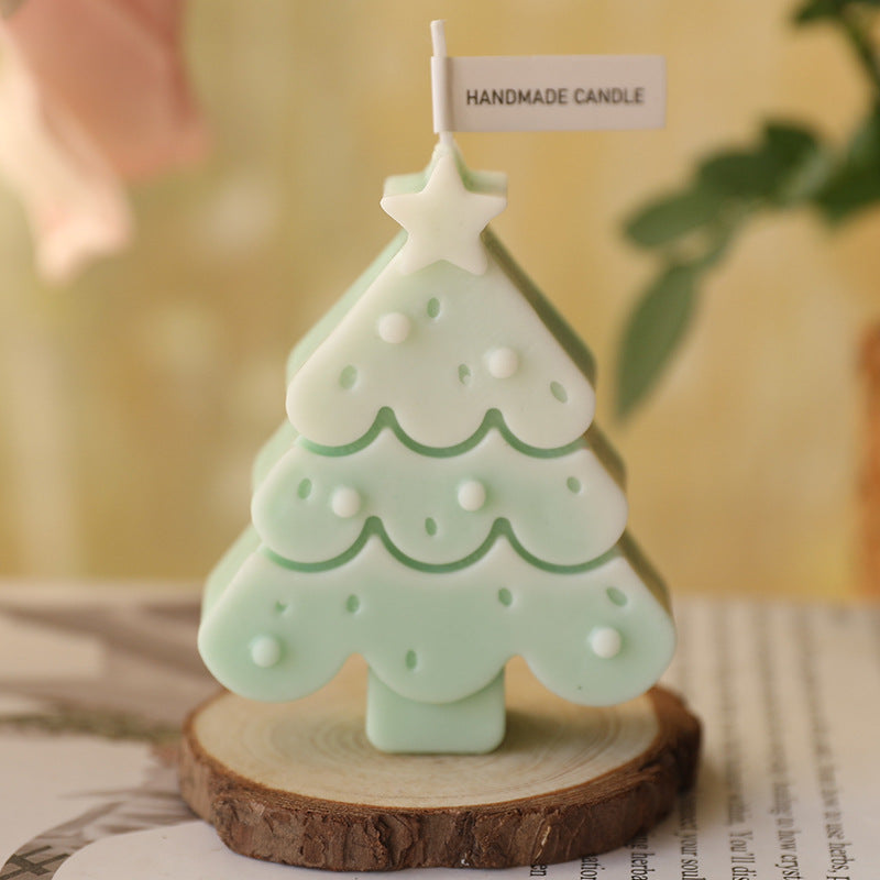 Christmas Tree Silicone Molds For DIY Christmas Creative Atmosphere Decoration Handmade Fragrant Candles