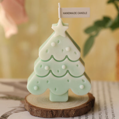 Christmas Tree Silicone Molds For DIY Christmas Creative Atmosphere Decoration Handmade Fragrant Candles