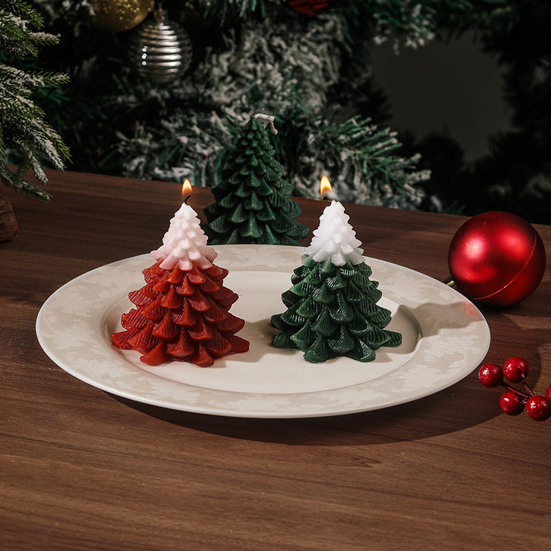 Christmas Tree Silicone Molds For DIY Christmas Creative Atmosphere Decoration Handmade Fragrant Candles