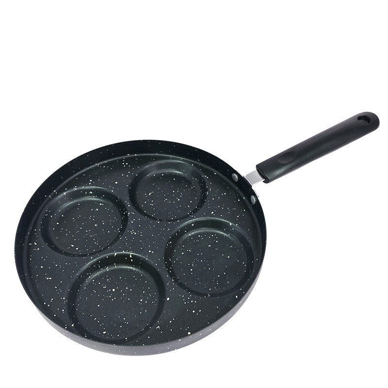 Four-hole Non-stick Small Flat Bottom Fried Egg Dumpling Pot