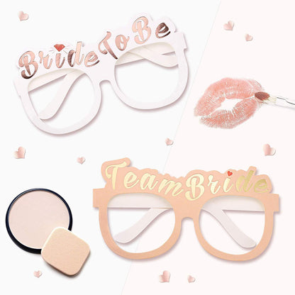 10pc Single Bride Bridesmaid Party Glasses