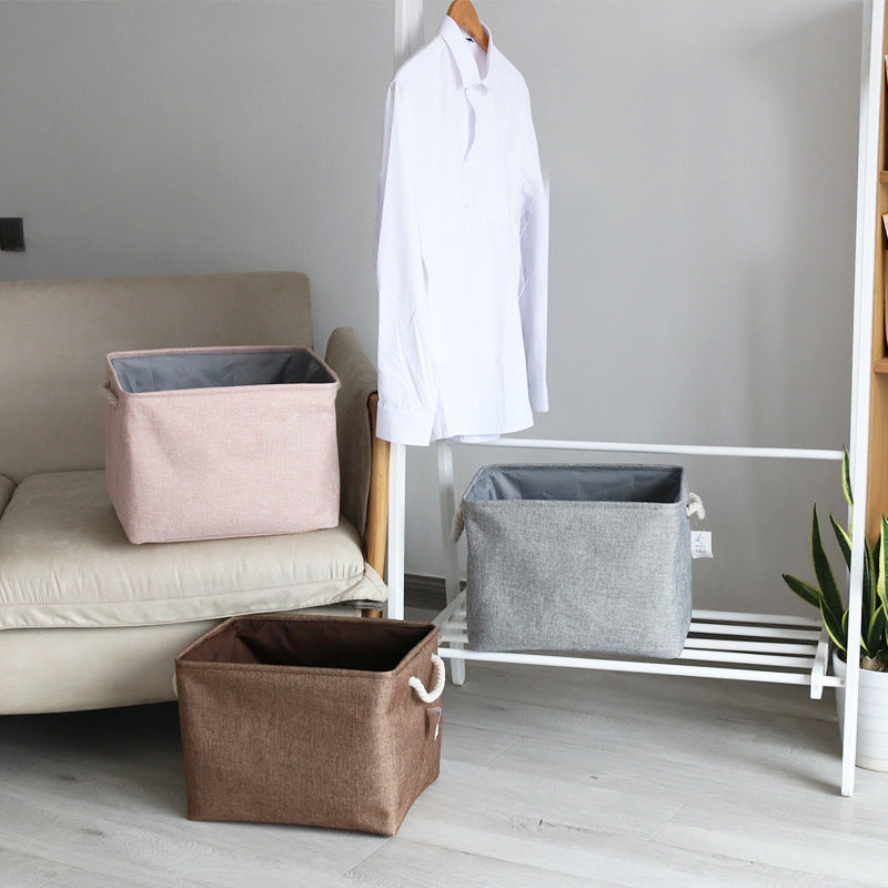 foldable fabric storage basket