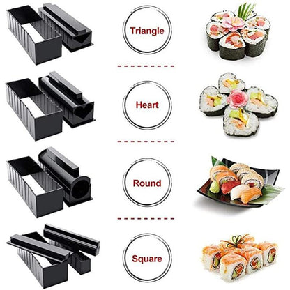 11 Piece Non Stick Professional Sushi Making Kits