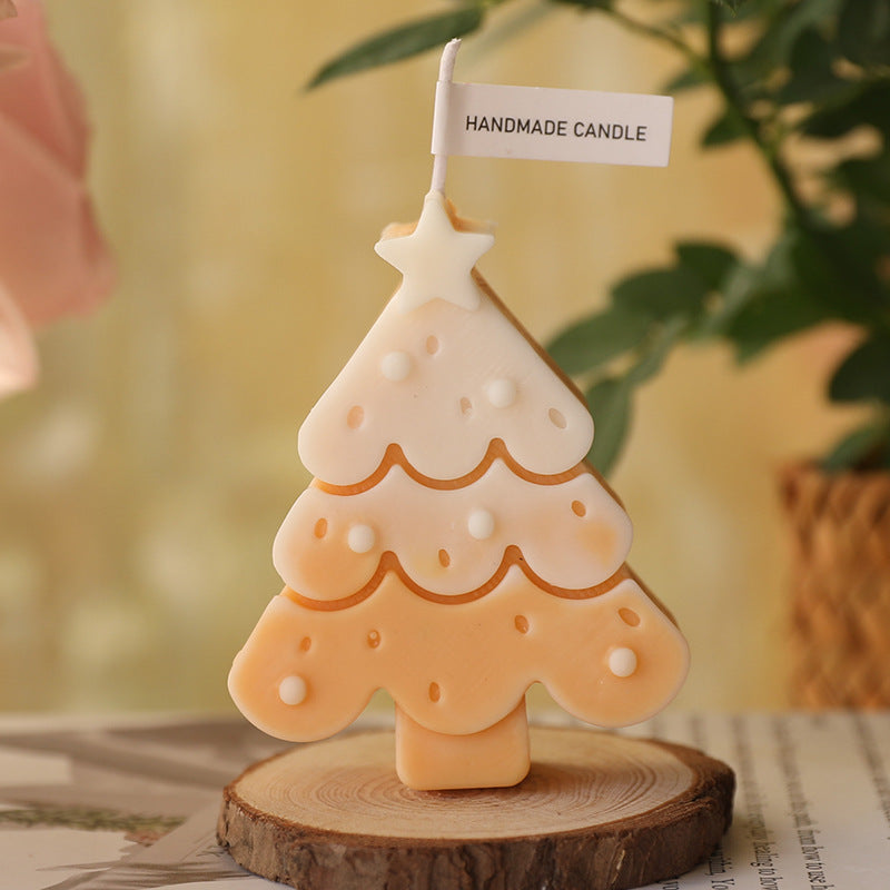 Christmas Tree Silicone Molds For DIY Christmas Creative Atmosphere Decoration Handmade Fragrant Candles