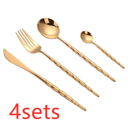 Stainless steel cutlery western tableware steak cutlery spoon