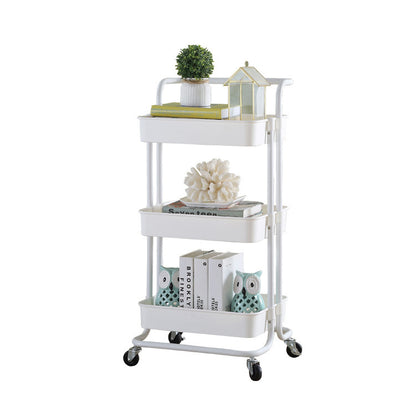 Simple Kitchen Organizer Shelf Living Room Storage Trolley