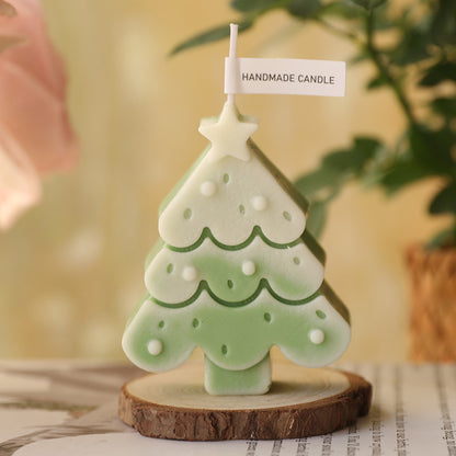 Christmas Tree Silicone Molds For DIY Christmas Creative Atmosphere Decoration Handmade Fragrant Candles