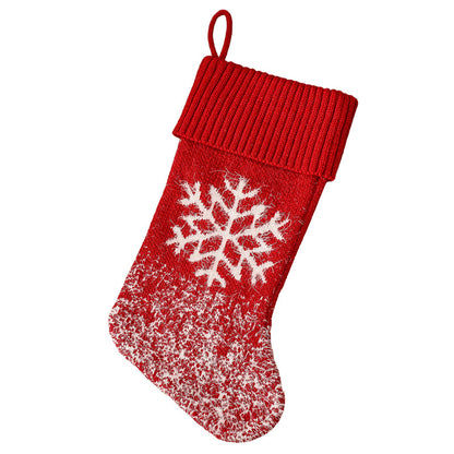 Classic Christmas Stockings Xmas Holiday Hanging Stocking Socks Candy Gift Bag For Family Holiday Party Decorations