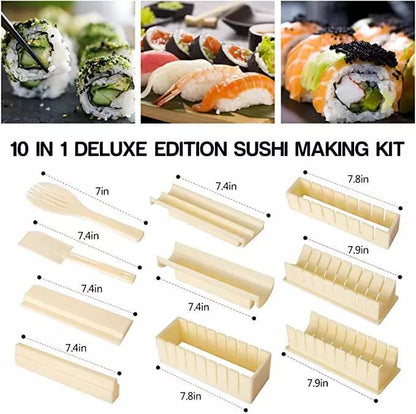 11 Piece Non Stick Professional Sushi Making Kits