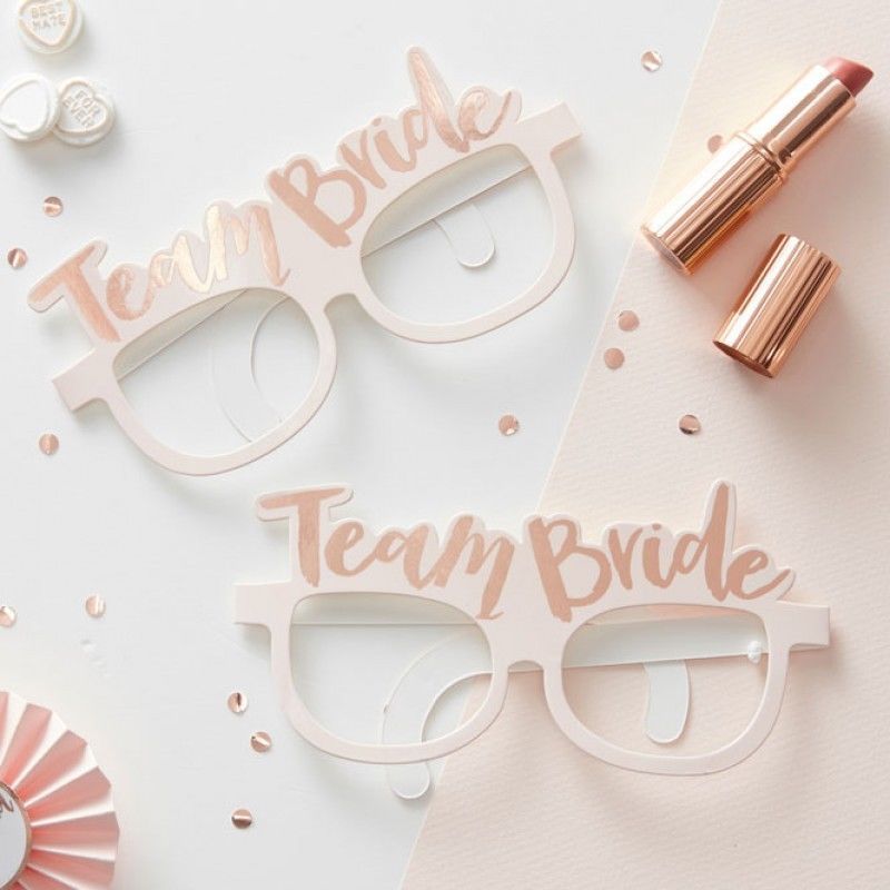 10pc Single Bride Bridesmaid Party Glasses