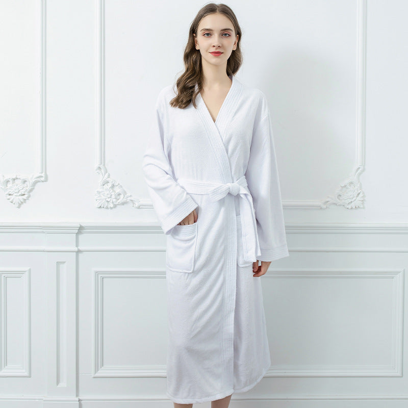 Winter Thickened Japanese-style Double-sided Towel Absorbent Bathrobe