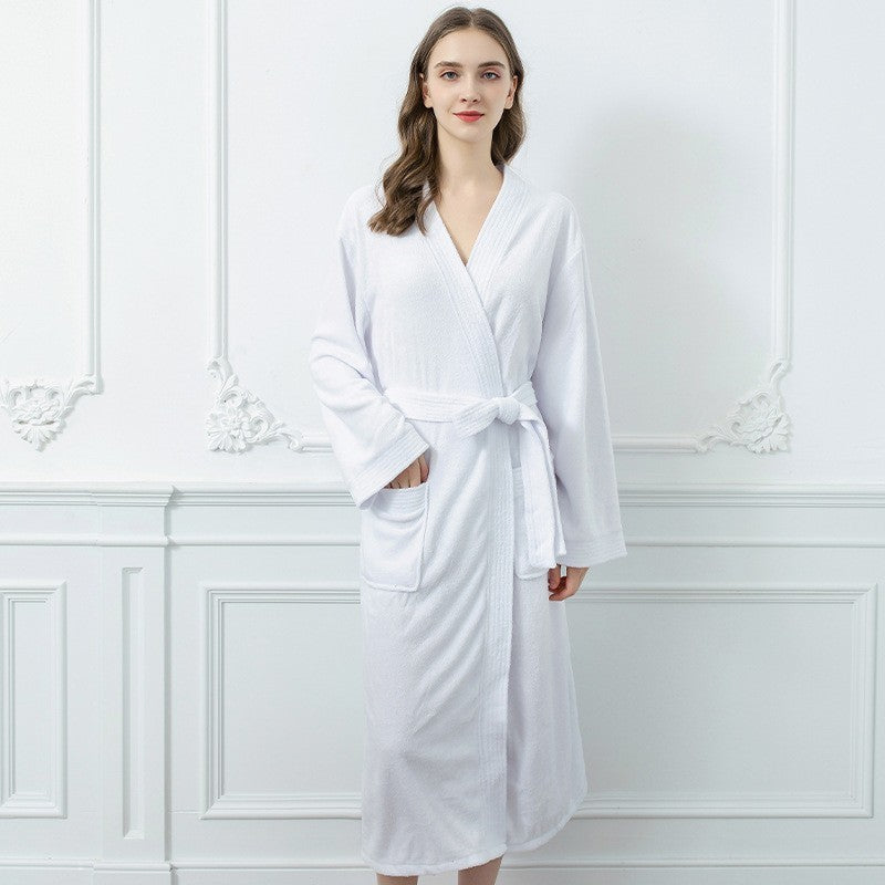 Four Seasons Towel Bathrobe Japanese And Korean Men's Bathrobe Beauty Salon Hotel Same Style Couple Cross-border