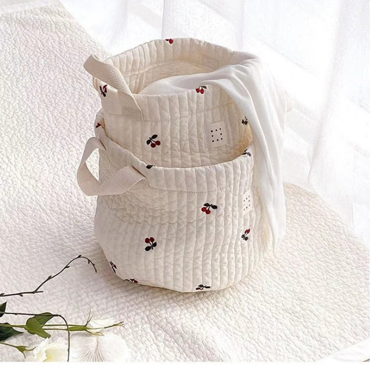 Children's Cotton Toy Organiser Storage Basket