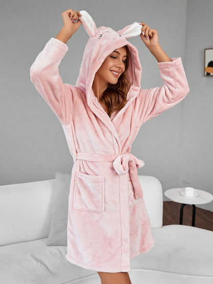 Bathrobe Ladies Long-sleeved Night Gown Yukata Pajamas Women