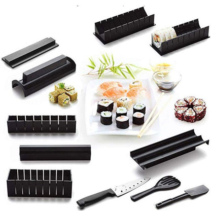 11 Piece Non Stick Professional Sushi Making Kits